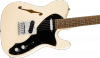 Squier Affinity Series Telecaster Thinline Laurel Fingerboard Black Pickguard Olympic White